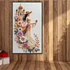 Diamond Painting-DIY Crystal Rhinestone Castle and Girl(40x70cm)