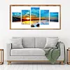 >SALE<5pcs 5D DIY Full Drill Diamond Painting Sunset Cross Stitch Embroidery Kit