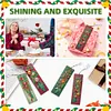 (US Local)Christmas Tree A5 Size Diamond Painting Notebook Set with 4Pcs Bookmark Gift
