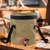 [US Local Warehouse] 10L Collapsible Bucket with Faucet Folding Water Container for Camping Hiking