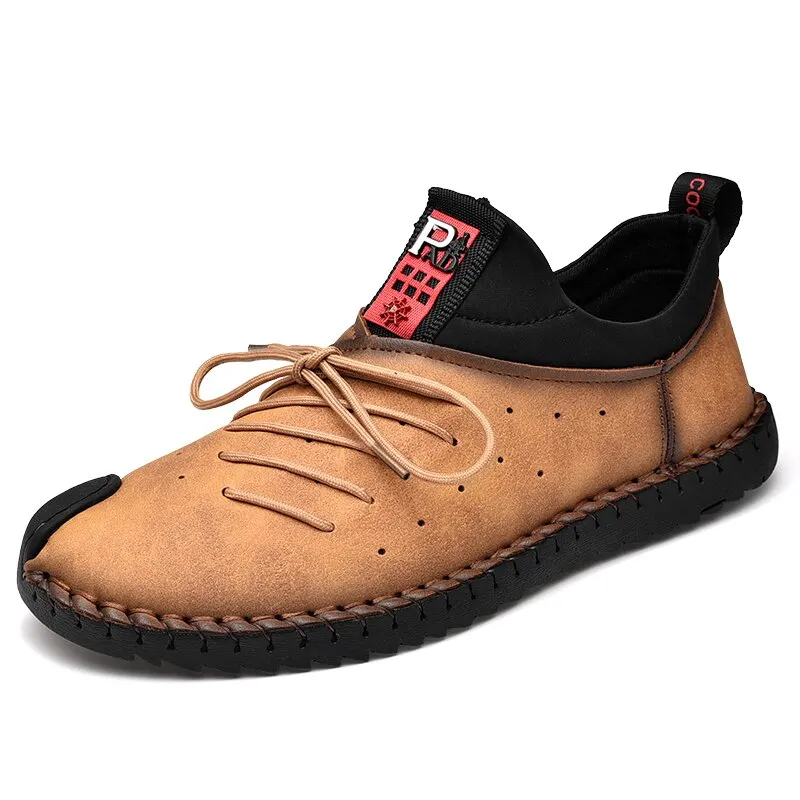 Men's Shoes High Quality Leather Men's Casual Shoes Outdoor Non-slip Men's Moccasins Comfortable Breathable Mans Footwear