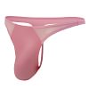 Sheer Mesh G String Thong Men's Erotic Panties Sexy Patent Leather Thong