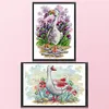 【Limited Stock Sale】(2pcs) Gooses-14CT Stamped Cross Stitch 30*21cm(Bundle Sale)