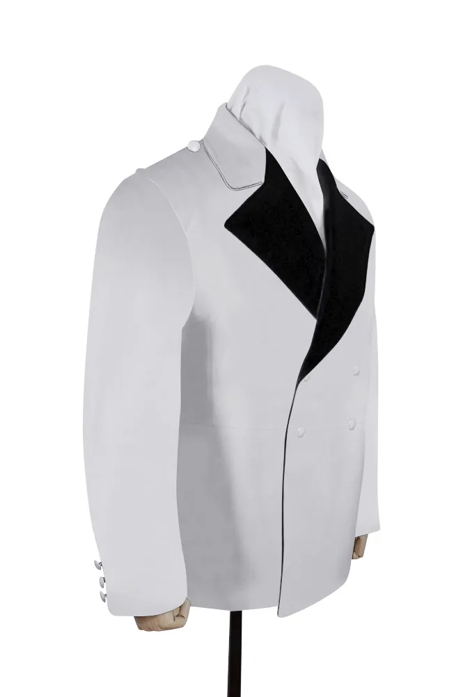   Elite German White Gabardine Evening Dress Tunic German-Uniform