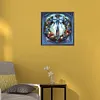 Diamond Painting-DIY Full Round Drill Stained Glass Christmas Wreath