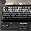 F87 Pro Mechanical Keyboard with Wireless Connector, 3 TKL Modes (Bluetooth/2.4GHz Wireless/Type-C) Gaming Keyboard, Hot Swappable, Side Printed PBT Keycaps (Black)