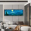 Starry Night Panorama - 11CT Stamped Cross Stitch 149*54cm/58.66*21.26in