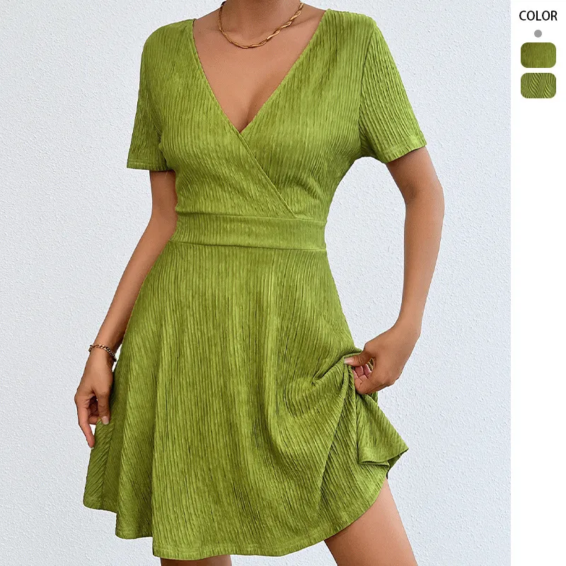Nigikala Nigikala Spring/Summer New Print Sleeveless Elegance Elegance Open-Fork With Dress Woman