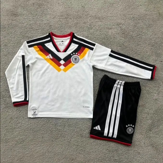 Kids Germany 2026 World Cup Home Long-Sleeve Jersey