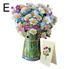3D Paper Pop Up Flower Bouquet Greeting Card (Little Daisy)