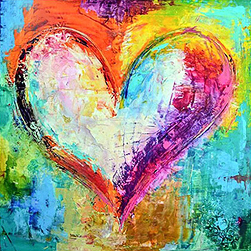 Love-Paint by Numbers-16"x16"/40x40cm