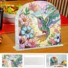 Acrylic Napkin Holder Diamond Painting Kit for Home Table Decor (Hummingbird)