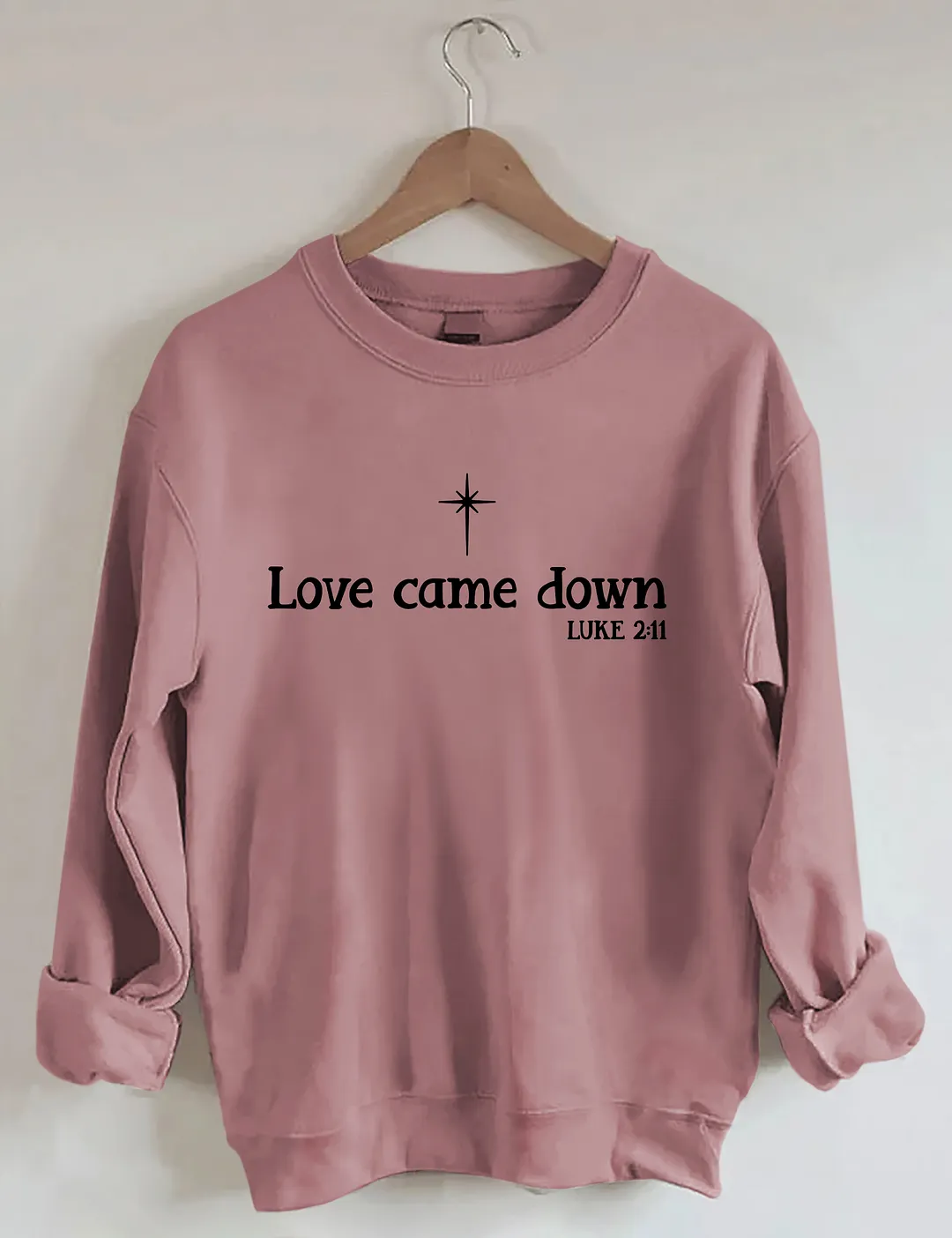 Love Come Down Christmas Nativity Sweatshirt