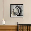 Fille De Piano-Compl&egrave;te Rond Diamant Peinture-40*40CM