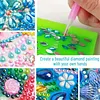 5D Dachshund DIY PU Diamond Painting Notecard Box with 160 Sheets Paper Holder