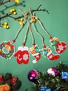 Christmas Diamond Painting Tree Pendant