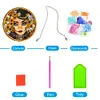 Diamond Painting Skull Beauty Pendant for Home Garden