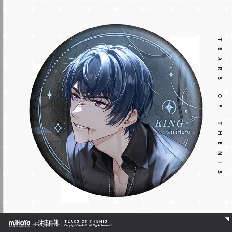 Heart Commemorative Series Third Bullet Tinplate Badge [Original Tears of Themis Official Merchandise]