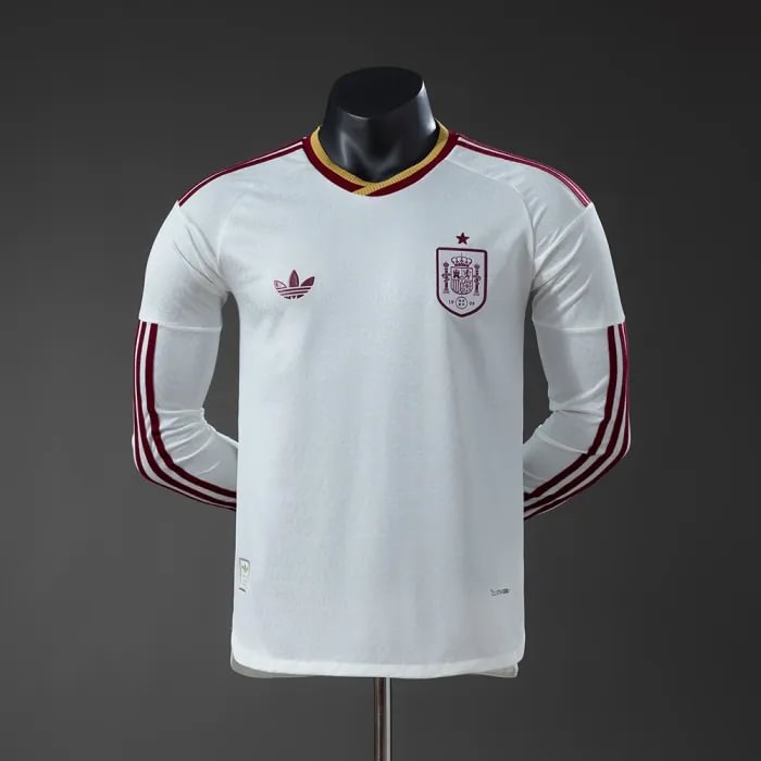 Player Edition - Spain 2026 World Cup Away Long-Sleeve Jersey