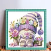 (US Local)Gnome - 9CT Partial Beaded Cross Stitch Kit(40x39cm)