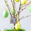 (US Local)PET Double Sided Special Shaped Easter Alphabet DIY Diamond Painting Keychain