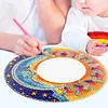 DIY Diamonds Painting Mirror Datura Special Shaped Crystal Drill Crafts Kit