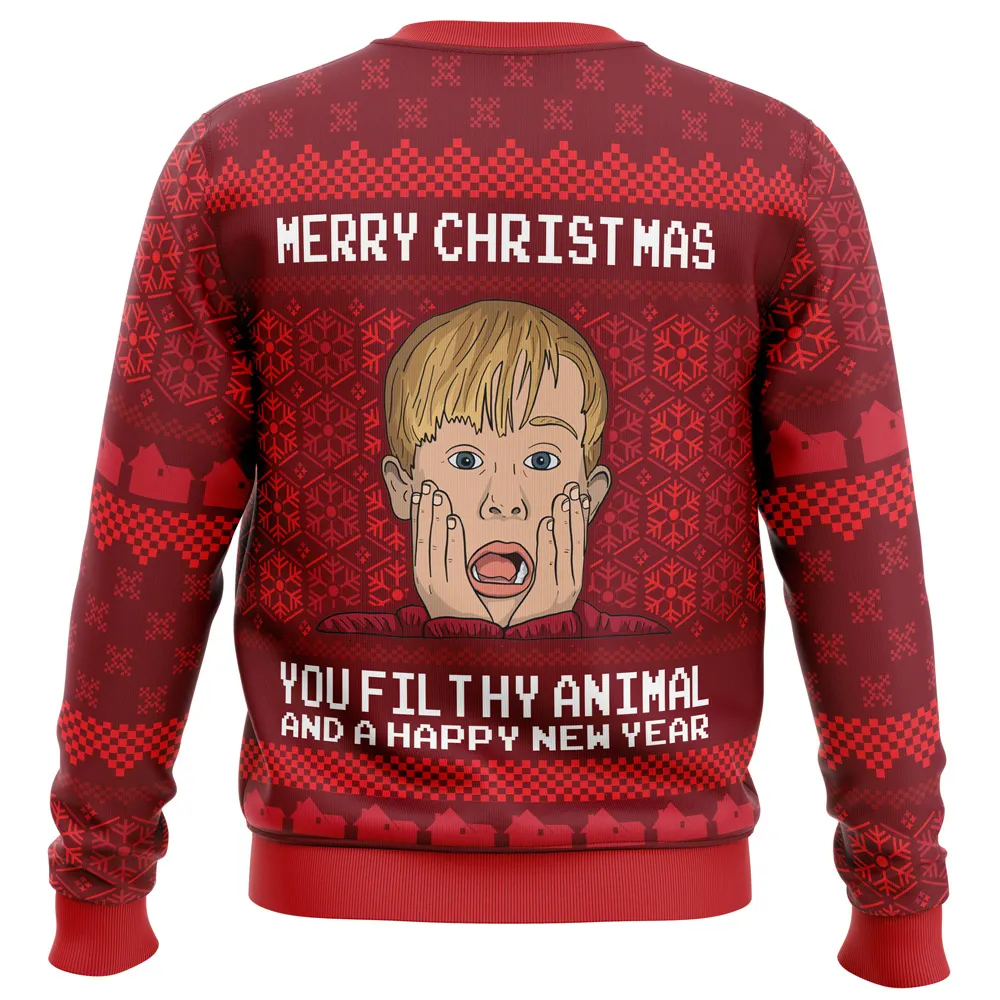 Merry Christmas Home Alone Ugly Christmas Sweatshirt