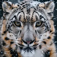 Snow Leopard Majesty - Diamond Painting