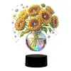DIY 5D Diamond Painting Acrylic Sunflower  Night Light Lamp Home Decoration Ornament Gift Kit