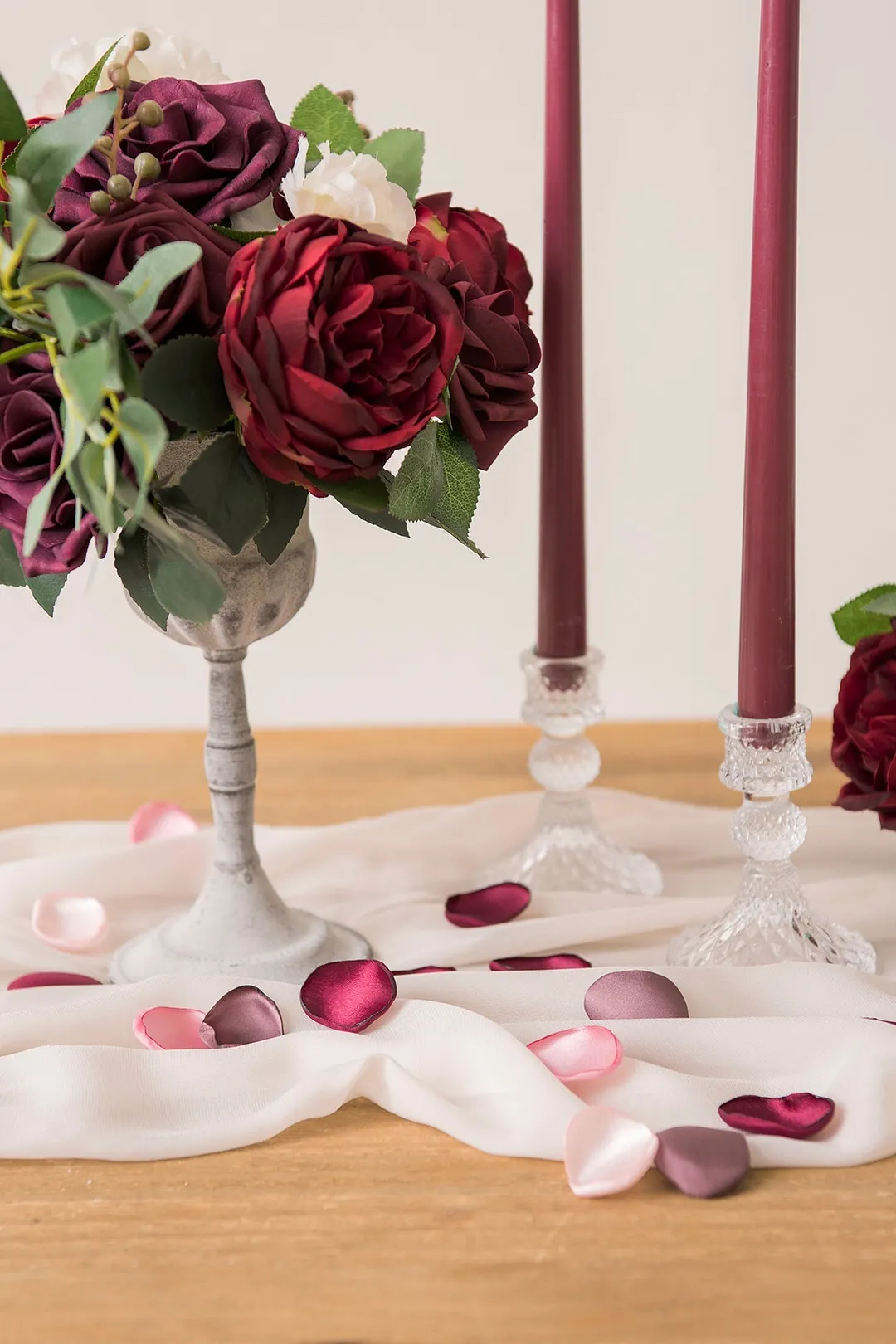 Silk Rose Petals