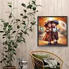 Enfance ch&eacute;rie gar&ccedil;on et fille-perceuse ronde peinture diamant-40*40cm