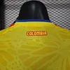 2025 Long Sleeve Player Version Colombia Home Football Shirt 1:1 Thai Quality
