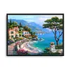 Seaside Town - 11CT Stamped Cross Stitch - 50*40cm