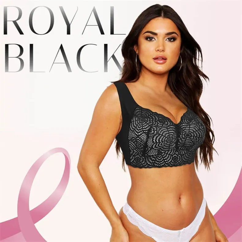 ExSecret - Ultimate Lift Full-Figure Seamless Lace Cut-Out Bra, Comfortable and Breathable Without Restraint