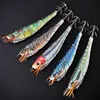 Luminous Wood Shrimp Fishing Lure Steel Wire Squid Jig Shrimp Bait for Saltwater
