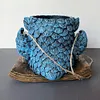 Swing Owl Resin Hanging Planter Cute Creative Vase Gift for Women Mother Teacher