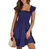 Casual Sleeveless Square Neck Dress