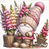 (US Local)Gnome - 9CT Partial Beaded Cross Stitch Kit(40x39cm)