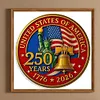 250th Anniversary of USA-Full Round Diamond Painting(40x40cm)