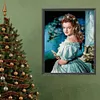 (US Local)Princess 5D DIY Full Round Drill Big Size Diamond Painting Kit Home Decor 40x50cm
