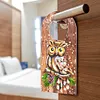 DIY Christmas Candle Flower Diamond Painting Door Handle Hanging Sign Kit