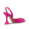 Women's 95mm High Heels Crystal Rhinestone Slingback Pumps Shoes For Wedding Party 