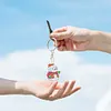 5pcs DIY Snowman Full Special Shaped Diamond Painting Keychain Kit (AA911)
