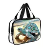 DIY Diamond Art Rhinestone Makeup Bag Crystal Transparent PVC Storage Pack Kit