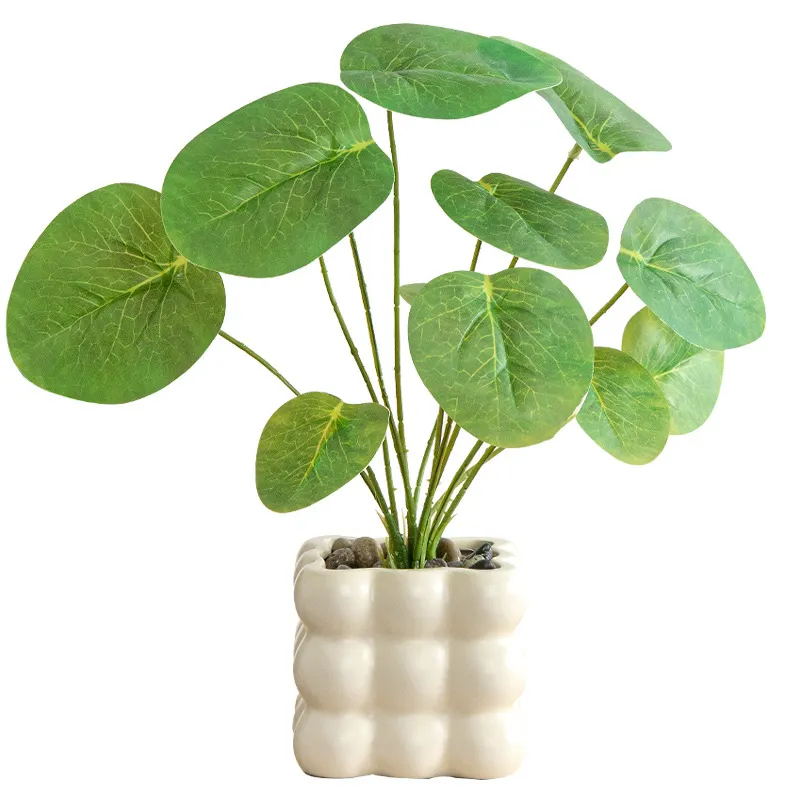 Athvotar Flower Simulation Peony Flower Decoration Living Room Dining Room Simulated Flower Green Plant Potted Plant Office Table Decoration