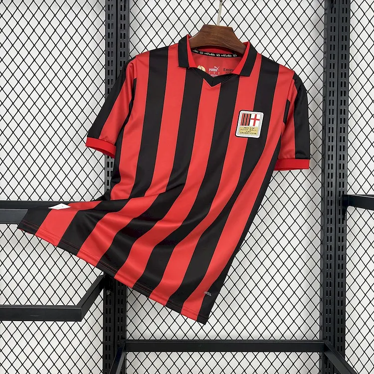 【S~4XL】AC Milan 125th Anniversary Short Sleeve Jersey