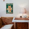 Brush Teeth Cat - Vintage Metal Signs - 20*30cm/30*40cm