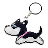 1PCS-Cartoon-Beaded Cross Stitch Keychain-6.5*7.5CM