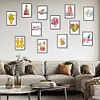 12pcs Birthday DIY Mini Round Diamond Painting Set Table Decor No Frame 15x18cm