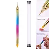 Gradient Rotary Point Drill Pen 5D DIY Diamond Painting Tool with Clay Tips